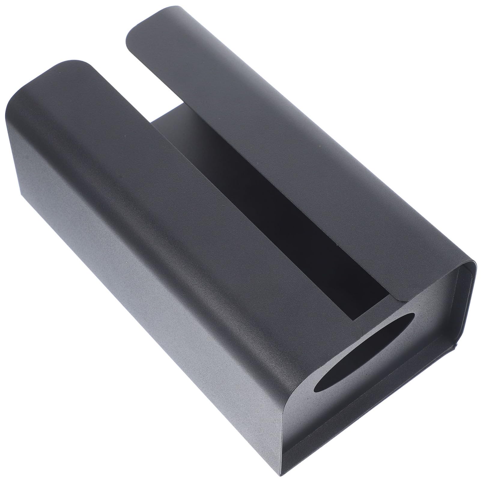 Healifty Caja de Pañuelos Magnética Soporte Colgante Multifuncional de Acero al Carbono Negra para Refrigerador, Cocina, Oficinas y Habitaciones de Hotel