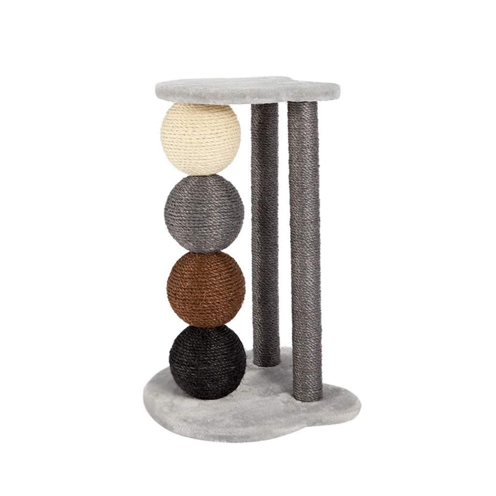 Generisch Kratzbaum, Katzenkratzbaum, interaktives Katzenspielzeug, Katzenkratzbaum für Katzen und Kätzchen, Sisal-Kratzbaum