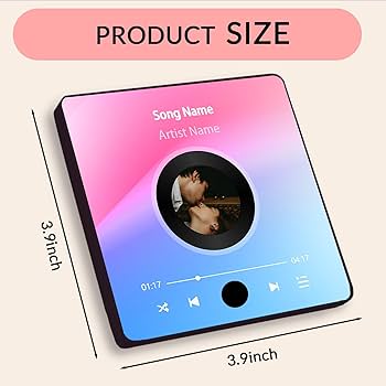 Music Fridge Magnet,Play Whole Song Music Box,Anniversary