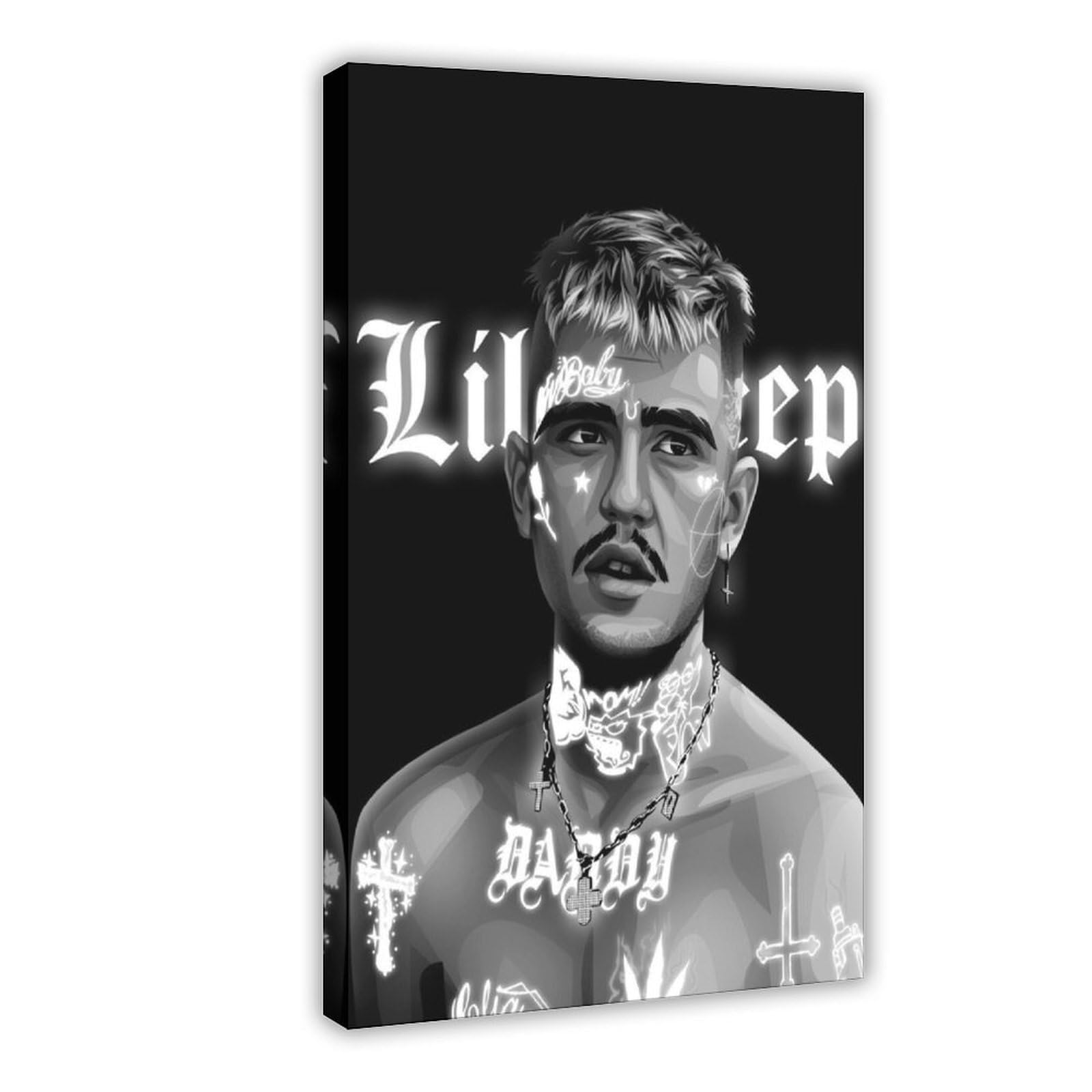 SAOGVDC Rapper Lil Peep Poster (11) Canvas Poster for Home Decor Gift