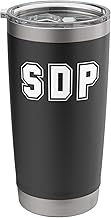 SDP Outlined Text Stainless Steel Insulated Tumbler