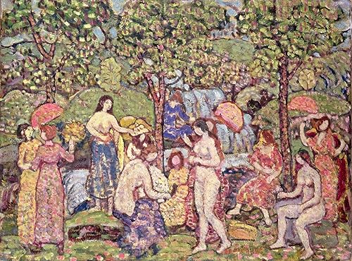 Toile Maurice Brazil Prendergast 60x90cm pour décoration murale salon