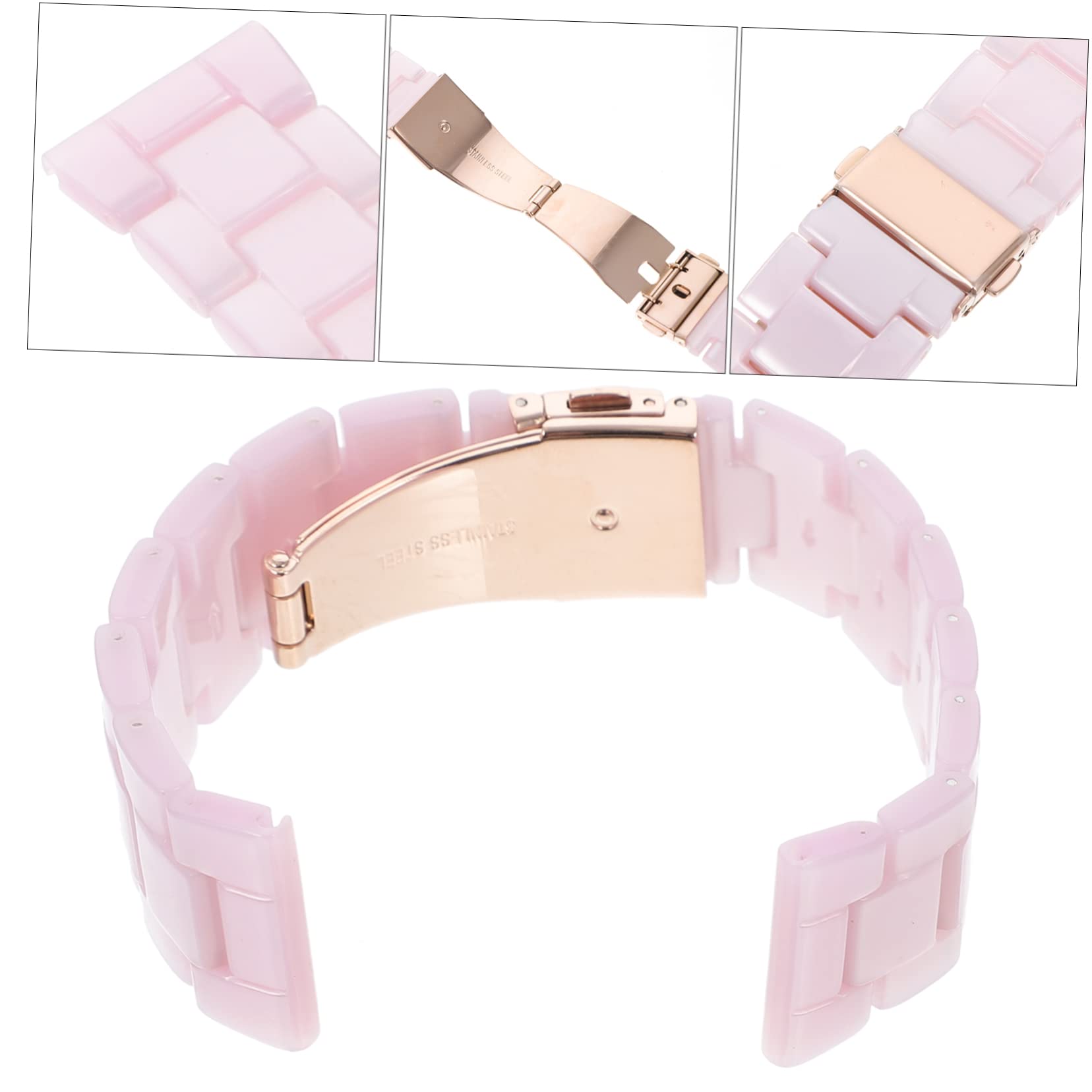 KOMBIUDA Bracelet Résine pour Montre Watch de Remplacement Élégantes pour Filles Design Pratique
