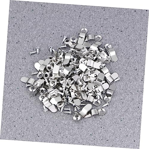 Image of DIY Photo Album Frame Locks 200pcs Bow-Shaped Compression Screws Photo Frame Accessories Metal Melon Nail Small Melon Slice