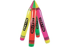 44" Neon Crayon Inflate Balloon