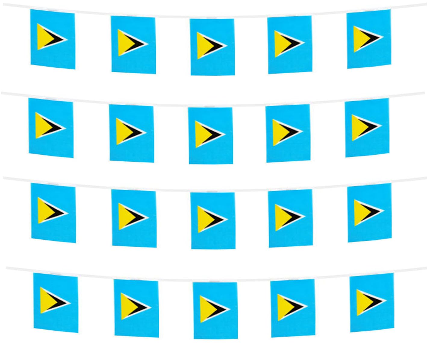 FFILL 20 Feet 20 Flags north and south Americas Banner Flag , Mini Flag Small Banner, for Party, Shops and Bars Decorations, Outdoor Decorations -South America and North America-Themed National Flags