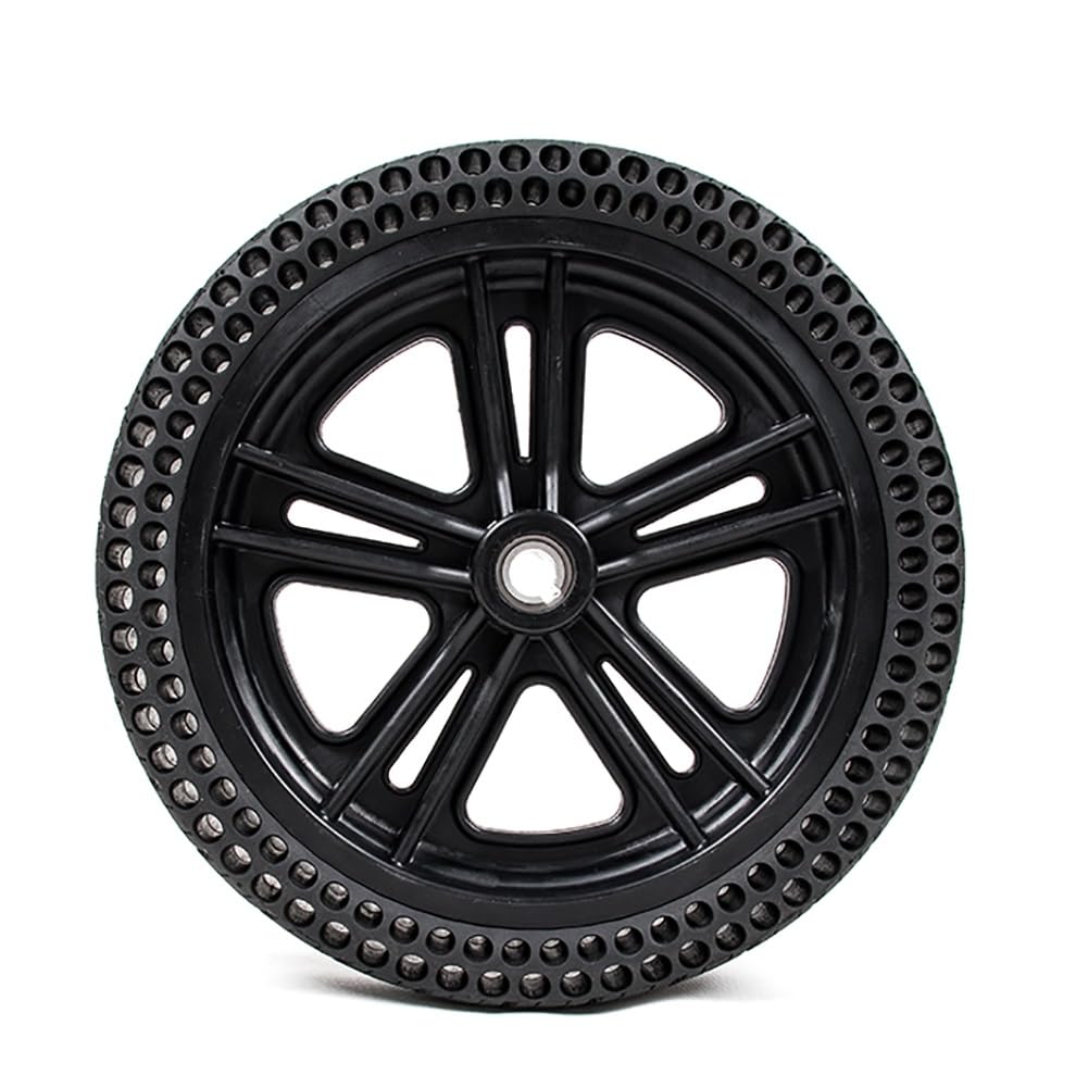 12 Inch Electric Wheelchair Replacement Rear Wheels, 12×2.50 Solid Honeycomb Rubber Wheels, Non-Inflatable Wheelchair Accessories