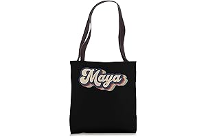 Personalized Maya Retro Vintage Women's Tote Bag. 