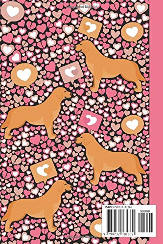 Miniatura 2 de Golden Retriever Dog Notebook Cute, Funny Diary (lovely Golden Retriever Dogs Lovers) Journal 6x9 110 Pages Blank Lined Journal For Gift
