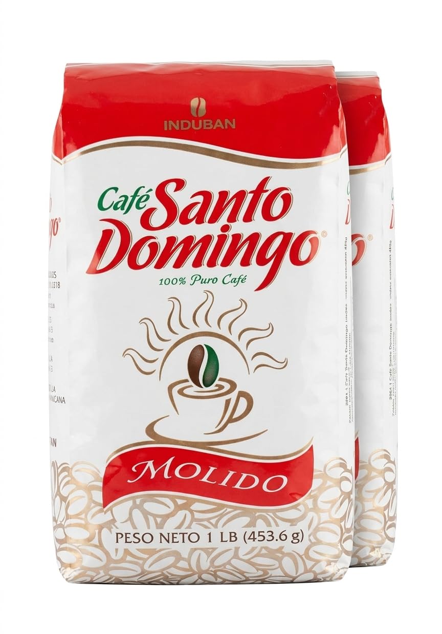 minafood Bundle per Café Santo Domingo Molido Set 2x453,6g + Blocco Note