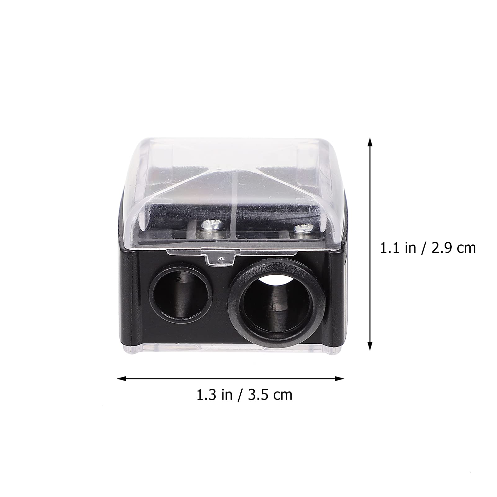 MAGICLULU Cosmetic Pencil Sharpener Set 4pcs Eyeliner Pencil Sharpener Makeup Tool Brow Eyebrow Liner for Random Color