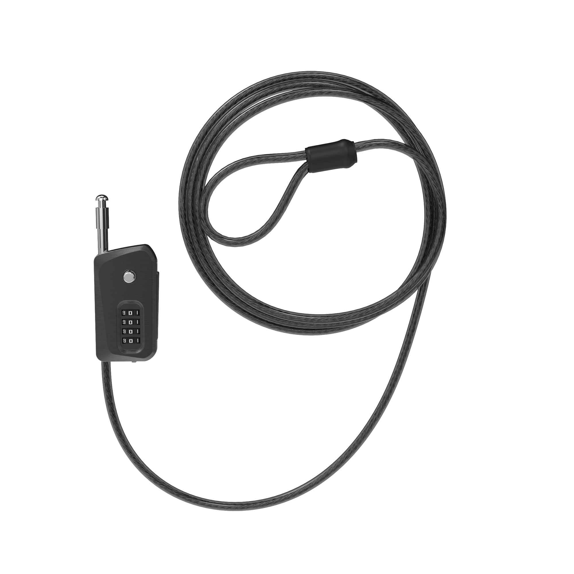 UP Security 6ft Python Cable Lock for Bike, Bicycle, Scooter, Trail Camera Locking, 4 Digit Combination Padlock, Heavy Duty Anti Theft, Weatherproof,