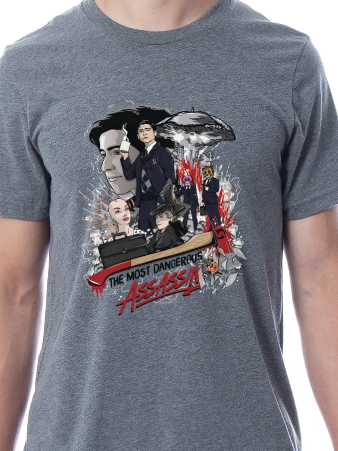 INTIMO The Umbrella Academy Mens' Number Five TV Series Character Sleep Pajama Set2