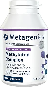 Metagenics Methylated Complex, Active B12, B6 & Folate - 90 Capsules | High strength daily formula containing betaine to support normal energy-yielding and homocysteine metabolism