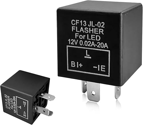 Relé de intermitente electrónico CF13 EP34 de 3 pines, CF13 JL-02 12V LED intermitente relé intermitente, luz de señal de giro universal Falsher