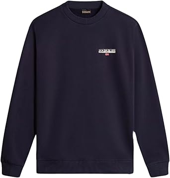 Napapijri Cardigan Ice Crewneck Man Cotton Blue Navy Xxl Eu