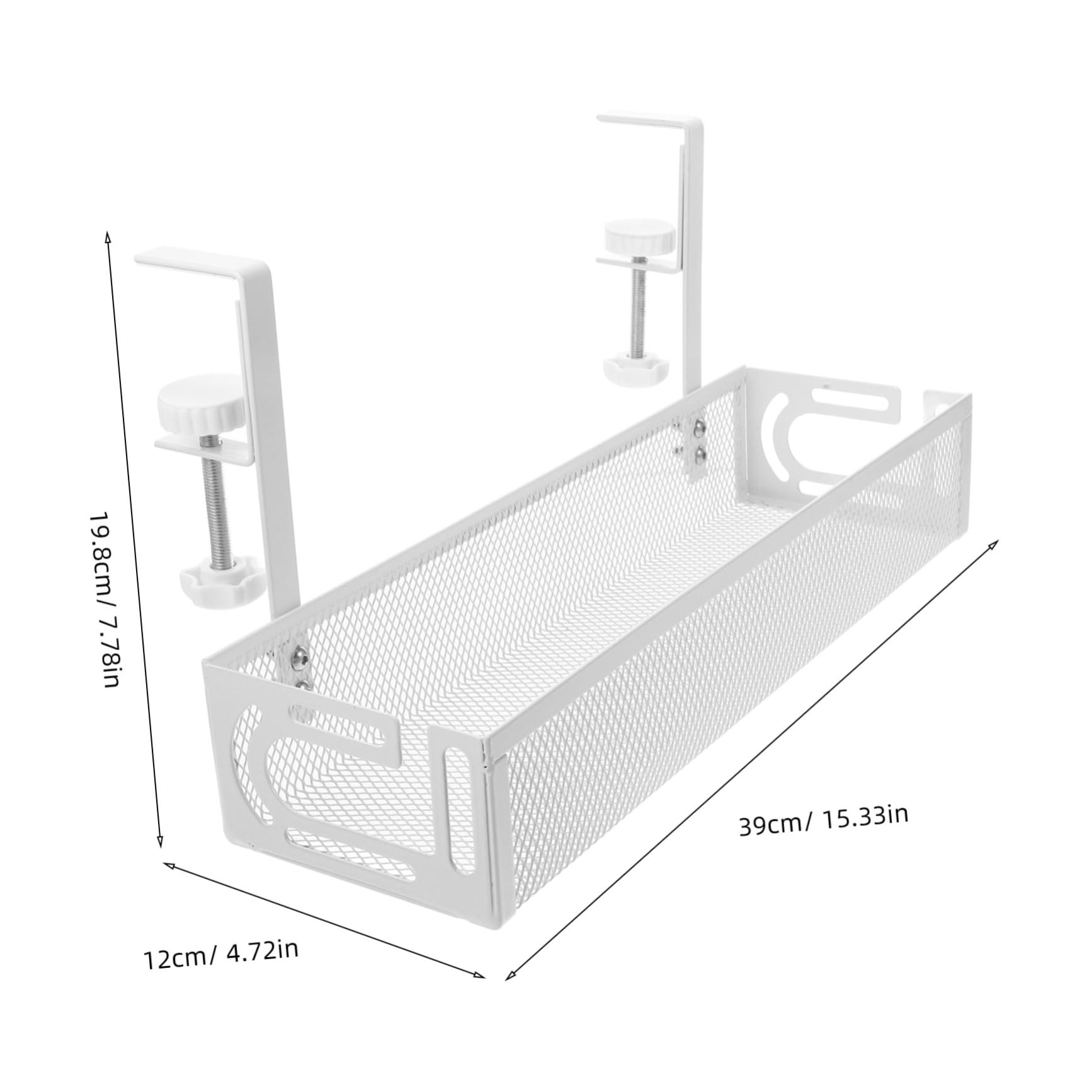 Organizzatore Cavi Sottoscrivania Vassoio Per Gestione Cavi e Filo Struttura Resistente e Facile Installazione Per Ufficio e Casa