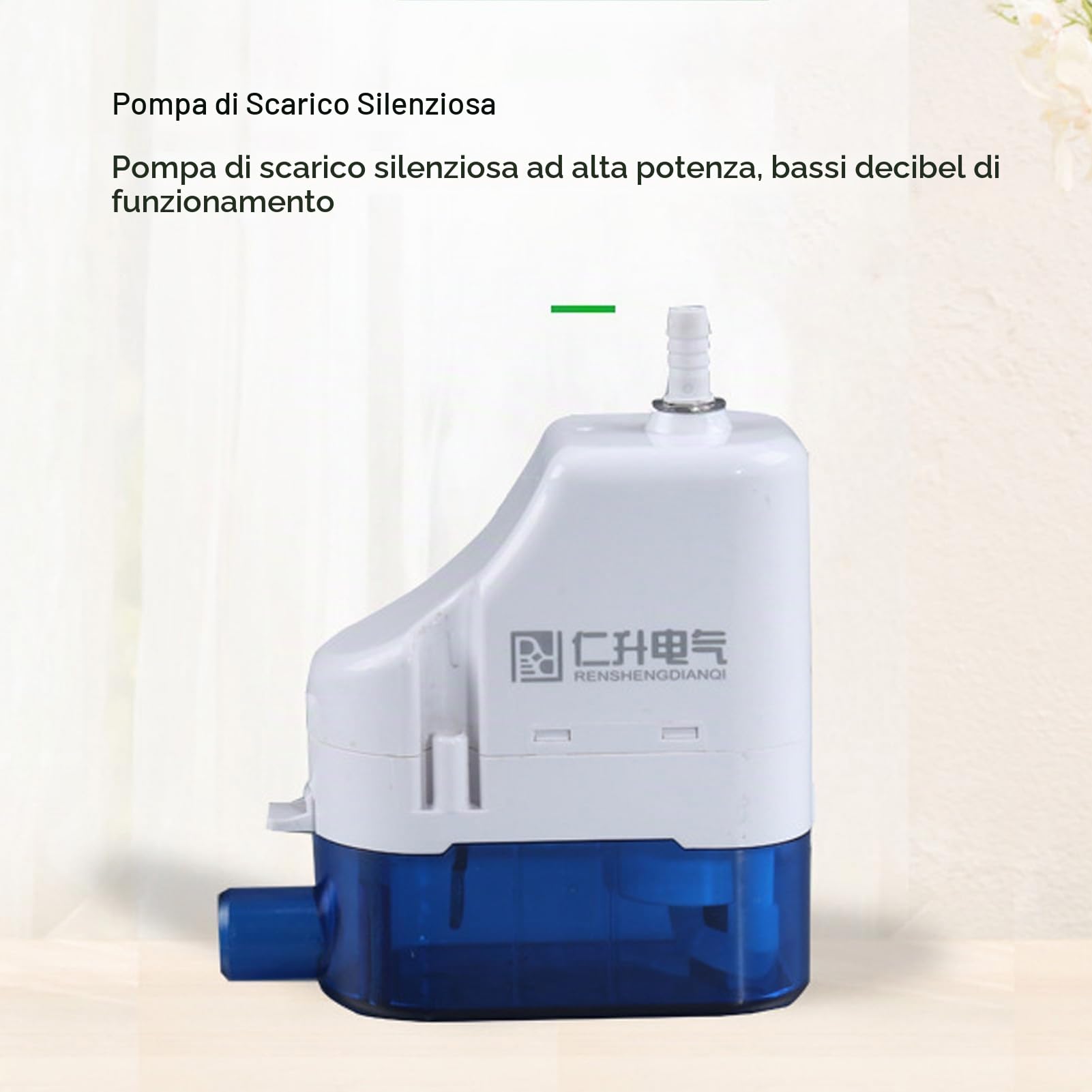 La Pompa di Sollevamento 'acqua di Condensa Scarica in Modo Efficiente L'aria Condizionata 100-230 V Portatile Compatta e Leggera