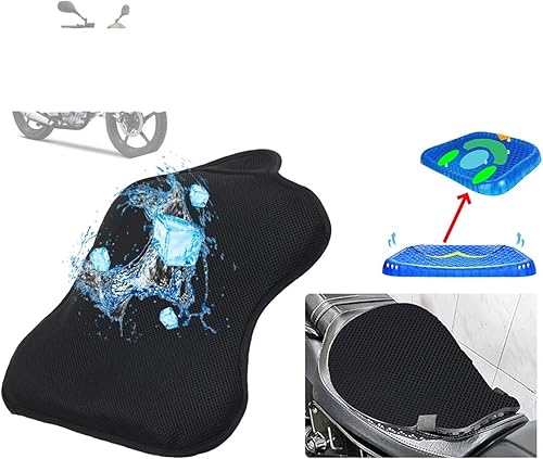 Miniatura 3 de Motorcycle Seat Cushion Pad for Yam&aha YBR125 K Z YBR250 YX125 YS150 XTZ125 Motorcycle Pressure Relief Seat Cushion Cover Motorcycle Accessories