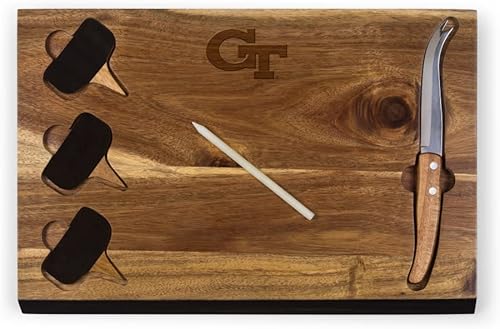 Vista 61 de PICNIC TIME NCAA NCAA - Juego de tablas de cortar y herramientas de queso de acacia Delio unisex para adultos