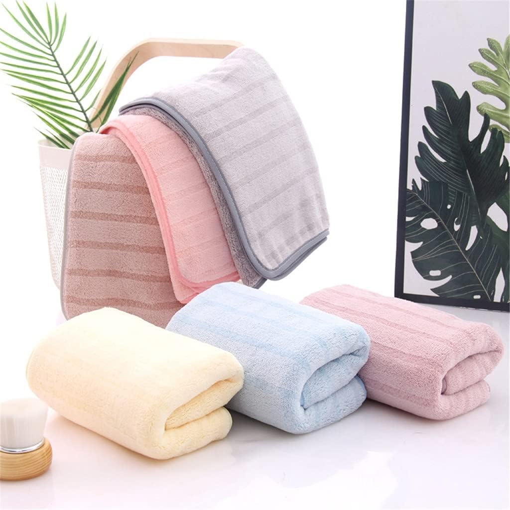 Bathroom Towels Super Absorbent Large Towel Face/Bath Thick Soft Comfortable Beach Coral Fleece Vertical