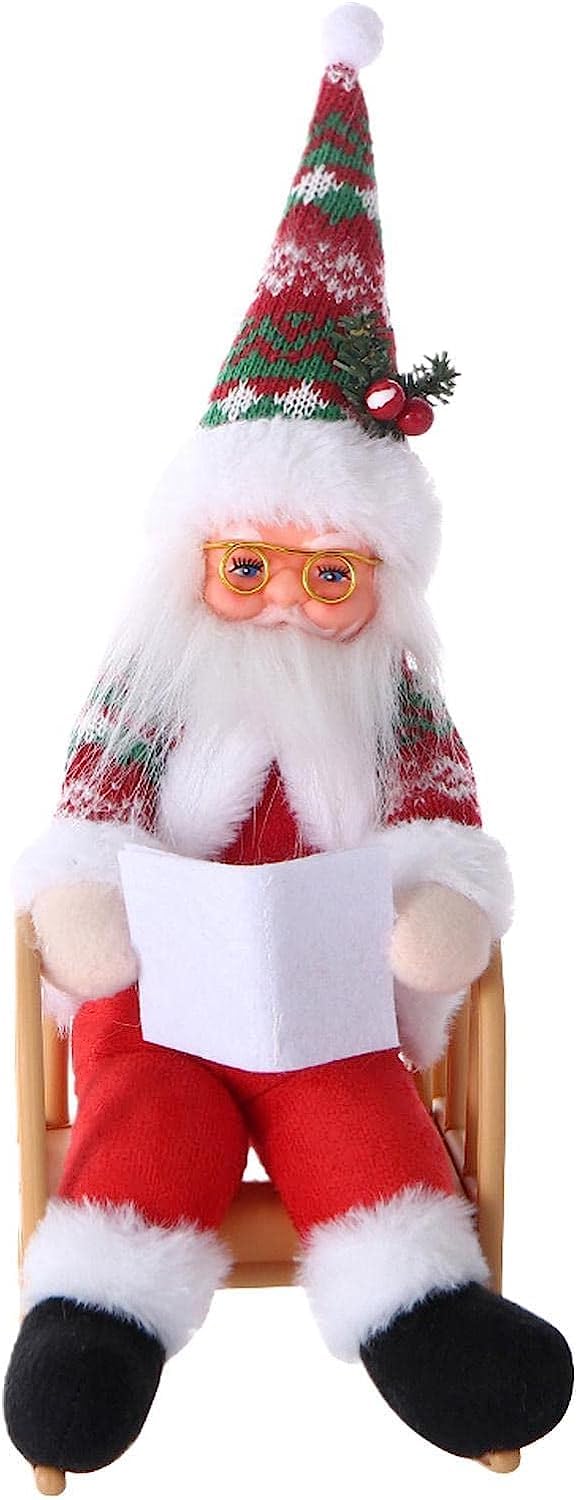 Amazon.co.jp: クリスマス サンタ クロース人形,店の窓、クリスマス