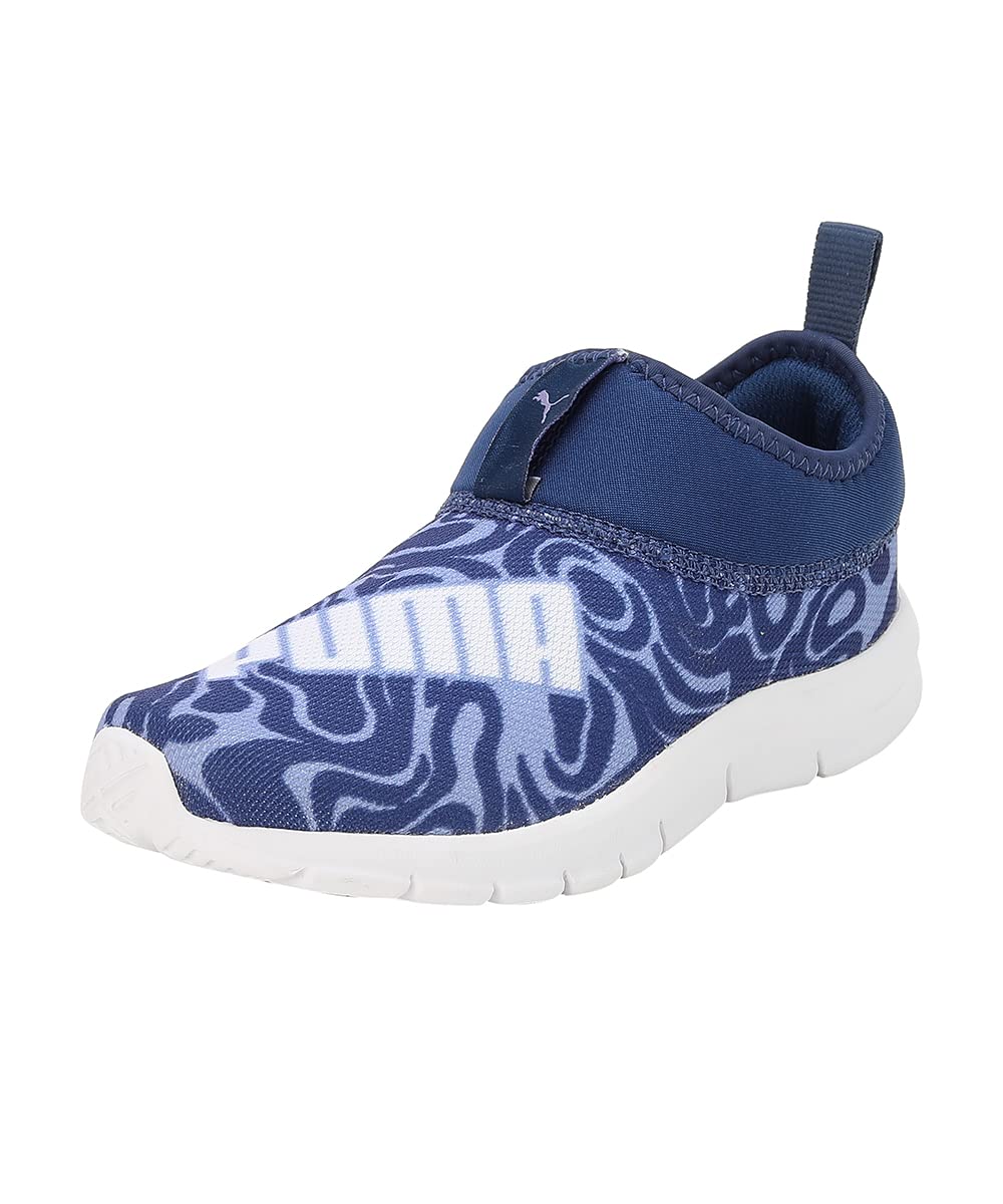 Puma Unisex-Kid Troopy PS New Navy-Lavendar Pop-White Sneaker - 2UK (39184401) (B0BVMD2X11) Amazon Price History, Amazon Price Tracker