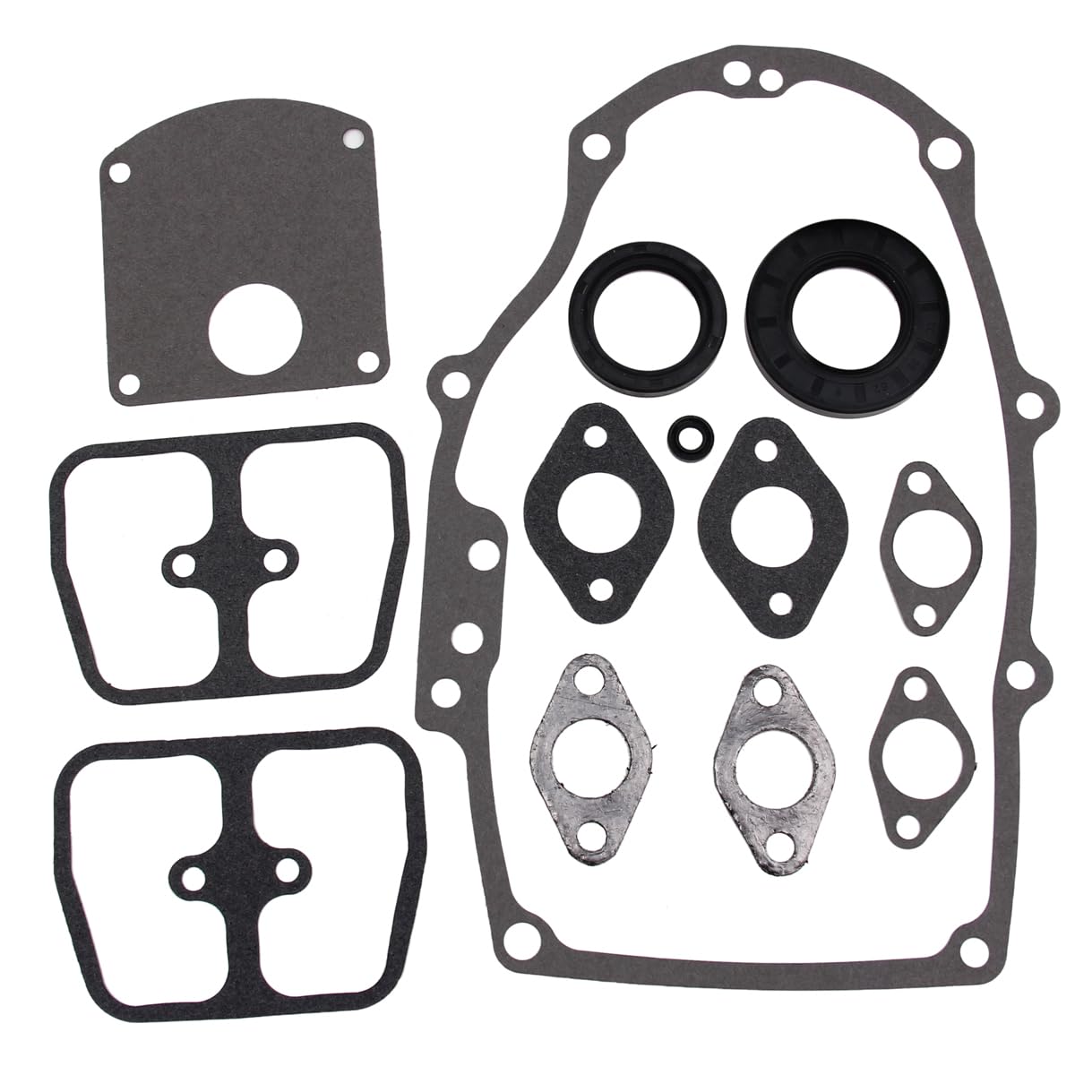 BH-Motor New Crankcase Rocker Exhaust Manifold Gasket Set Oil Seals for Kawasaki FH531V Engine
