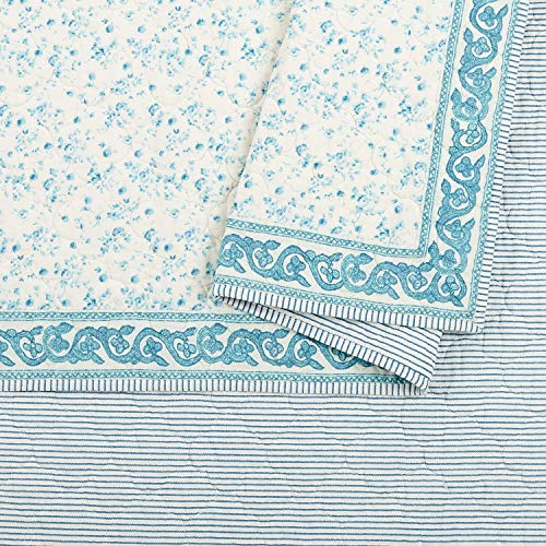 Jessica Simpson Felicity Quilt, Twin, Blue #TOP14