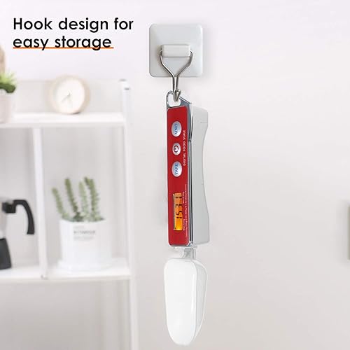 Miniatura 6 de Báscula de cuchara, escala digital de cuchara medidora electrónica, báscula de cuchara de cocina para el hogar, báscula de alimentos con función de