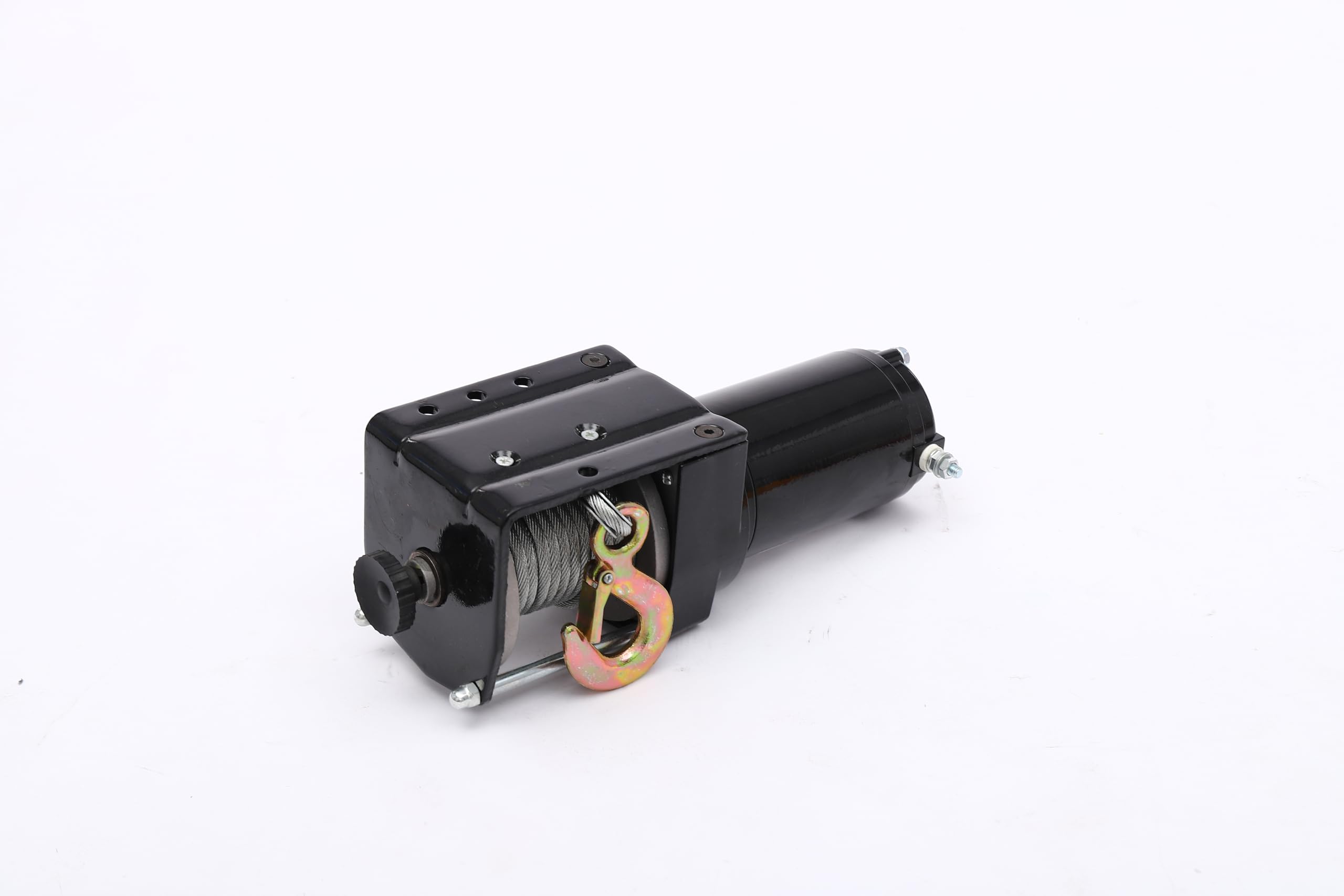 Verricello elettrico 12 V, 550 W Paranco a Leva Elettrico 1300 kg Forza di Trazione Cavo in Acciaio di 6m Forza di Sollevamento Verticale 300 kg