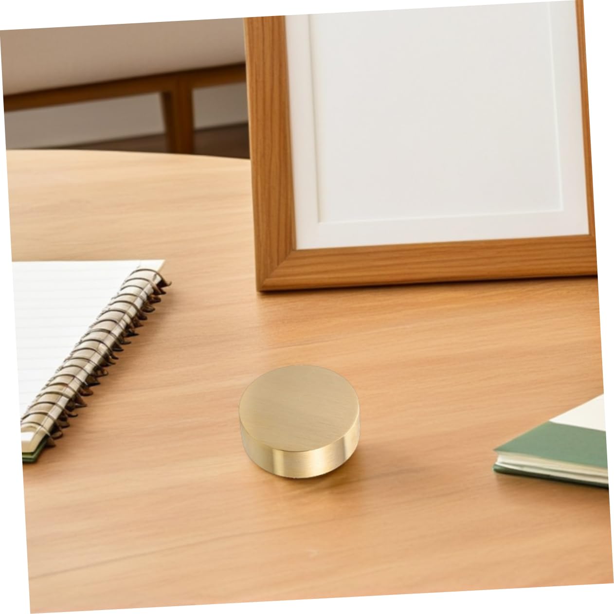 Abaodam 3pezzi Fermacarte Rotondi in Ottone Peso Decorativi per Ufficio e Calligrafia Design Elegante e Pratico