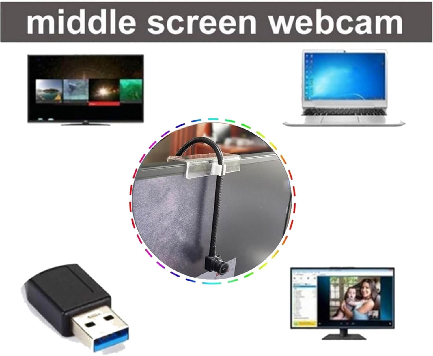 3 4mp 1080p Computer Webcam with Direct Sight & Pliable Metal Tube for Hot-swap Meetings & Observe Mounting USB Conference Camera/Consistent Screen Center Mounted Driver Complimentary USB 9 61LeuXTGUPL. AC SL1500