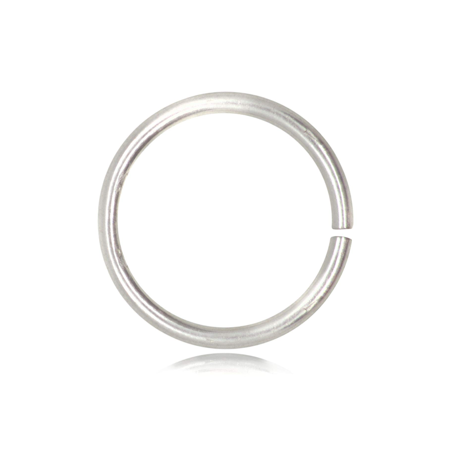 NaturSchBox Anelli Di Collegamento In Argento 925 Per Gioielli Fai Da Te - 6 Mm, 10 Pezzi, Senza Nichel - 2