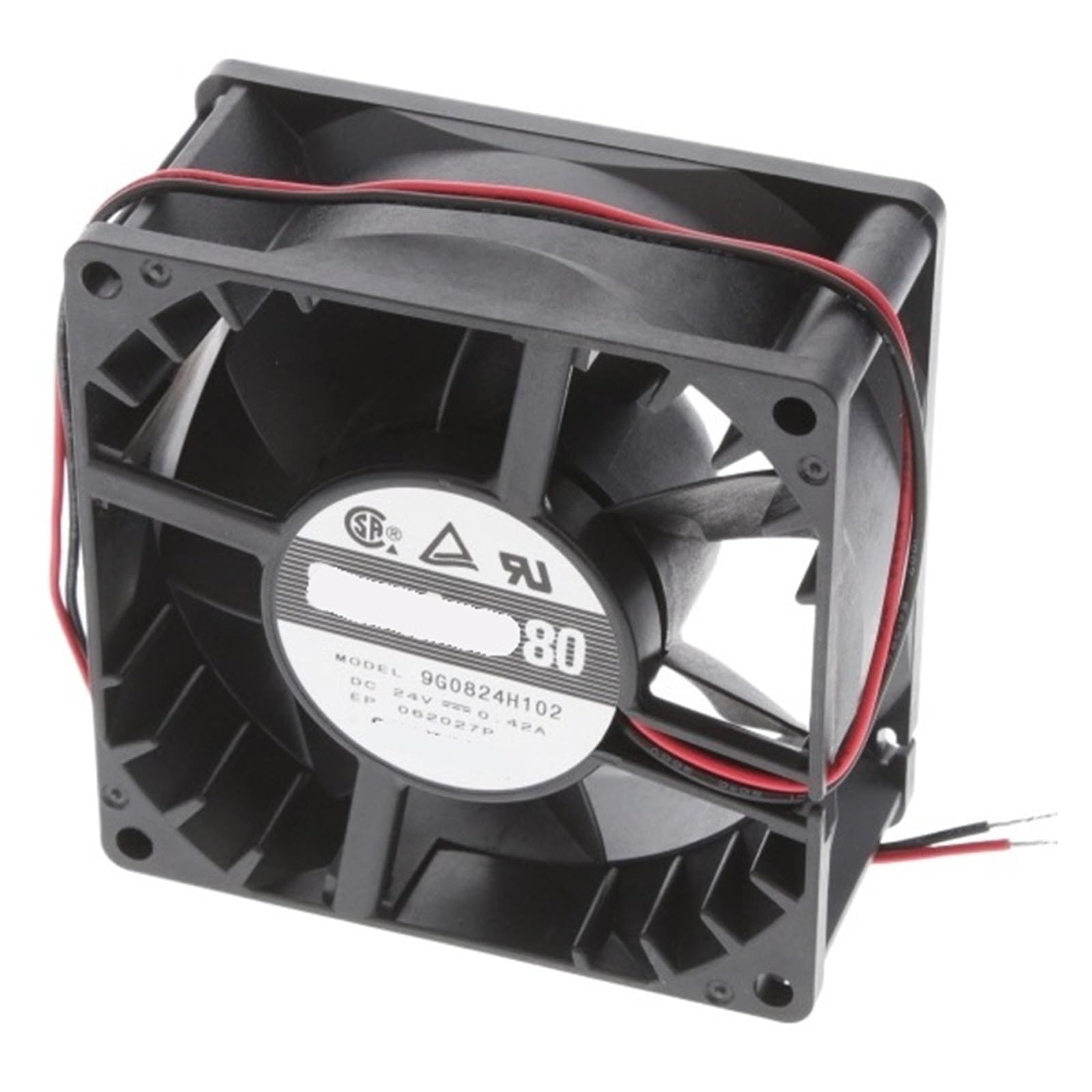 Lzikkgki One Color 9G0824h102 24Vdc Fan 80X80x38mm 10.1W 2Wire 5700Rpm