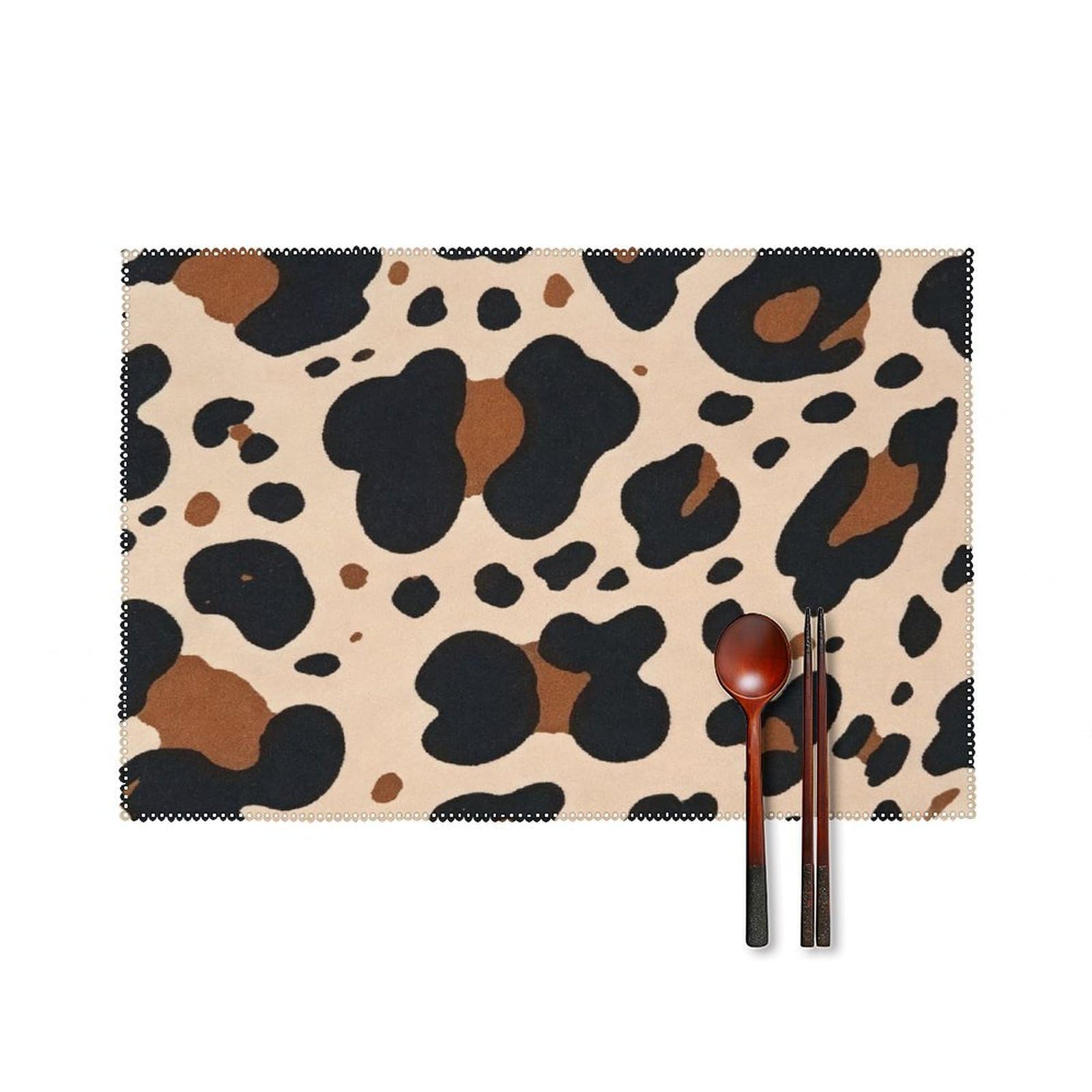 Fekiloot Style Fleck Placemats Set Of 6,Table Mat