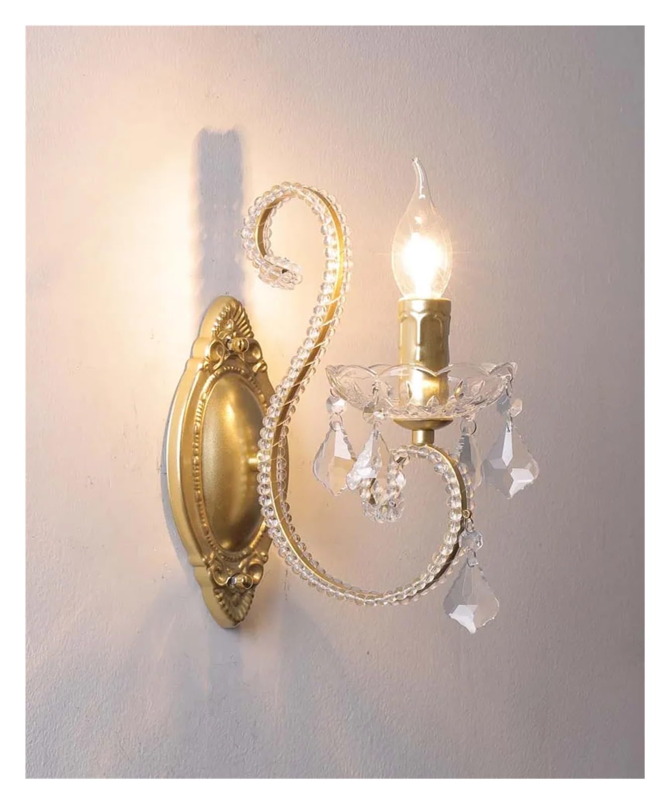 VDOQTLJT Wall Sconce Light Bedroom Lamp Decore in The Decor Room LED Chandelier Ceiling(1 Light)