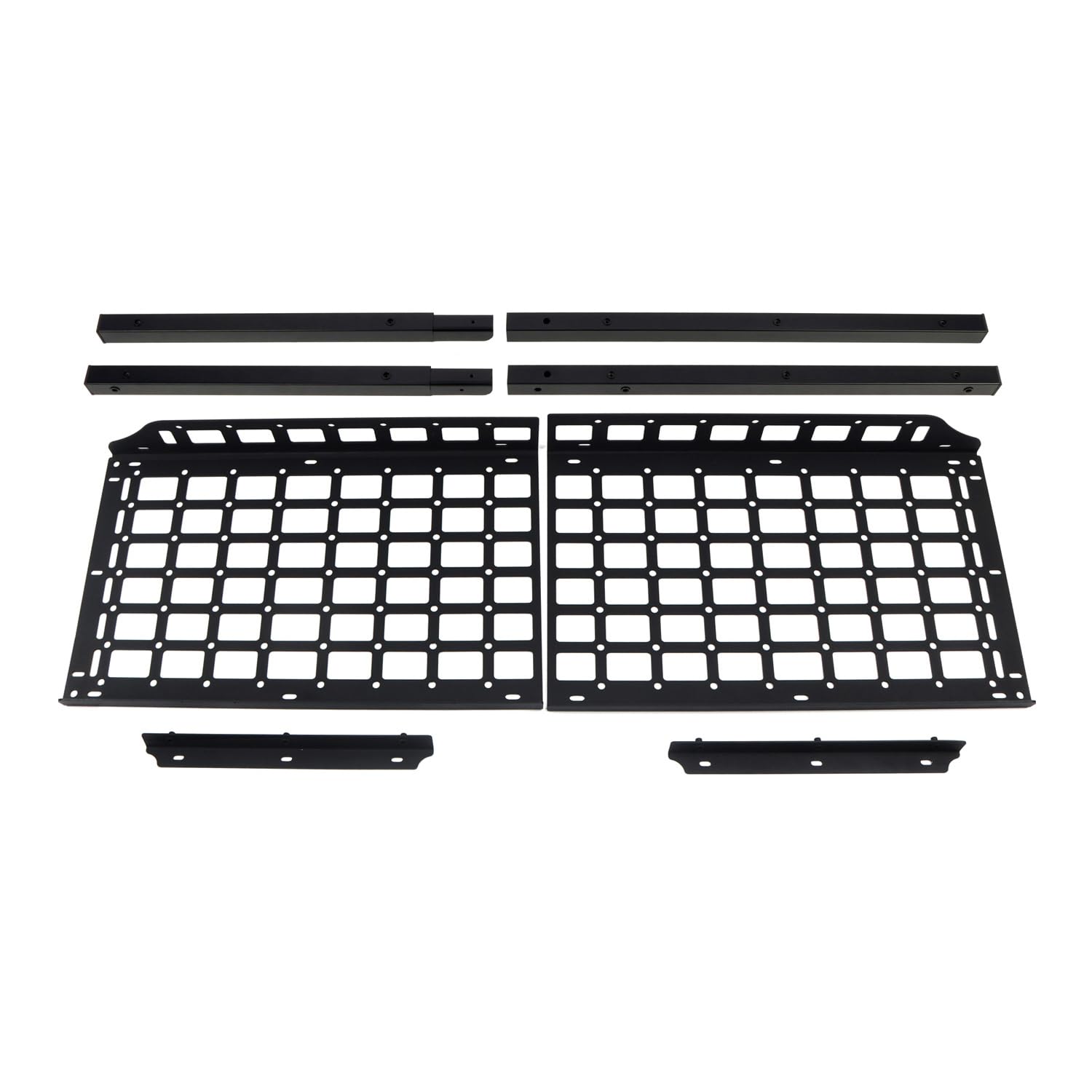 HIGH FLYING for Toyota FJ Cruiser (XJ10) 2007-2022 Car Accessories Modular Storage Molle Panel System Trunk Shelf Interior Luggage Carrier Rack Organizer Aluminum (Shelf)