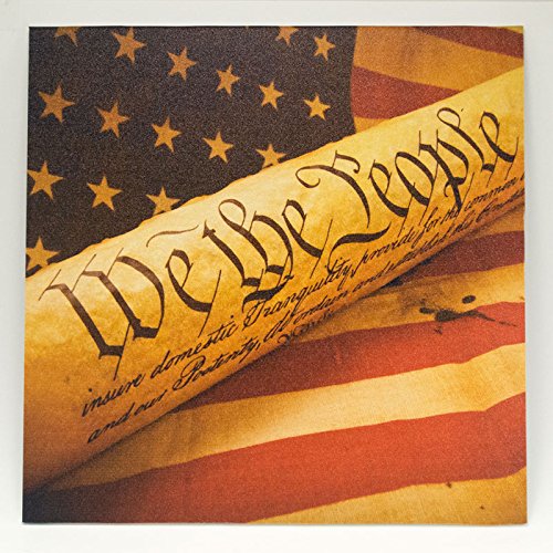 Infundido Kydex USA: 1 hoja de material Kydex infundido de 7.5" x 7.5" x 0.080" - We The People Tan Print