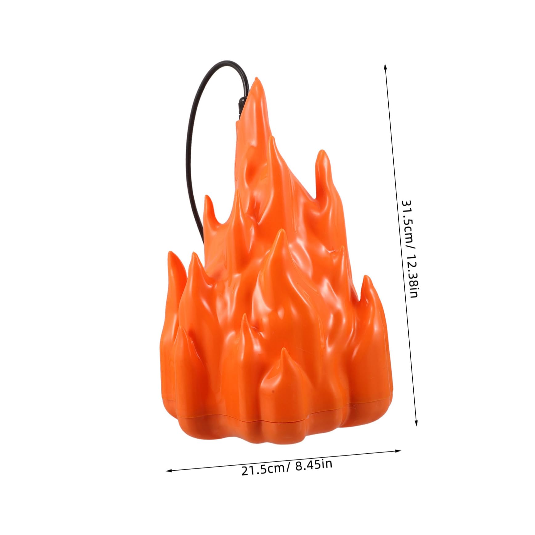 iplusmile Lampada Effetto Fiamma LED Luce Tremolante Realistica per Stufa Finta Illuminazione Notturna Decorativa per Patio Campeggio Appartamento