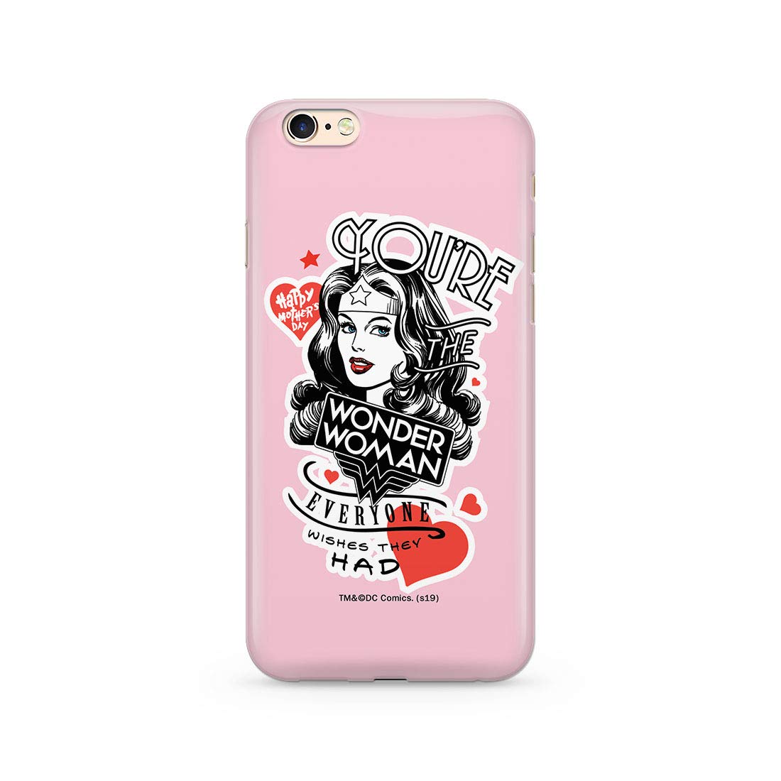 ERT GROUP Mobile Phone case for Apple iPhone 6 Plus Original and Officially Licensed DC Pattern Wonder Woman 014 optimally adapted to The Shape of The Mobile Phone, case Made of TPU