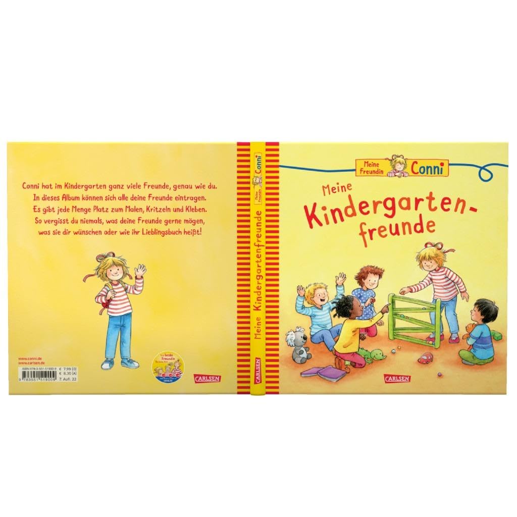 Conni-Eintragbuch: Meine Freundin Conni - Meine Kindergartenfreunde (Neuausgabe): Freundebuch zum Eintragen für den Kindergarten