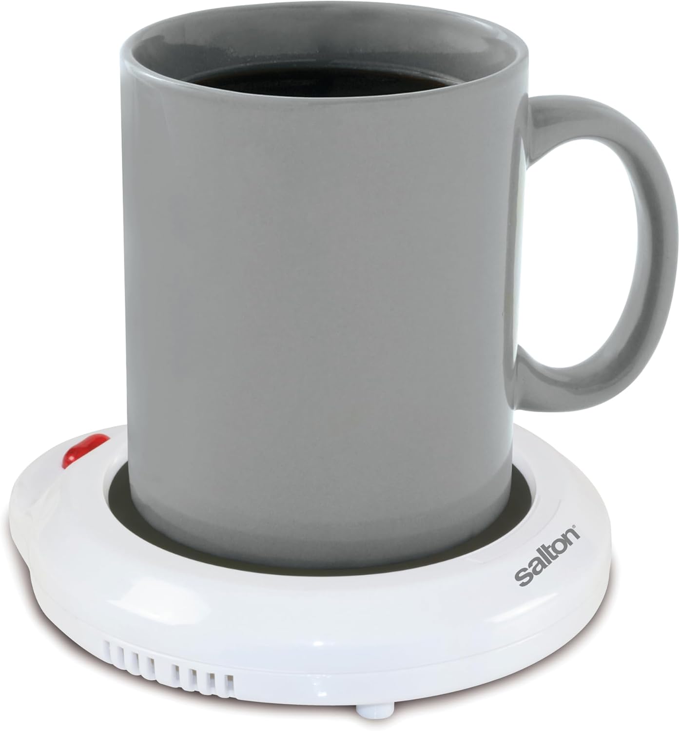 Salton SMW12 Coffee Mug Warmer with a grey mug on top