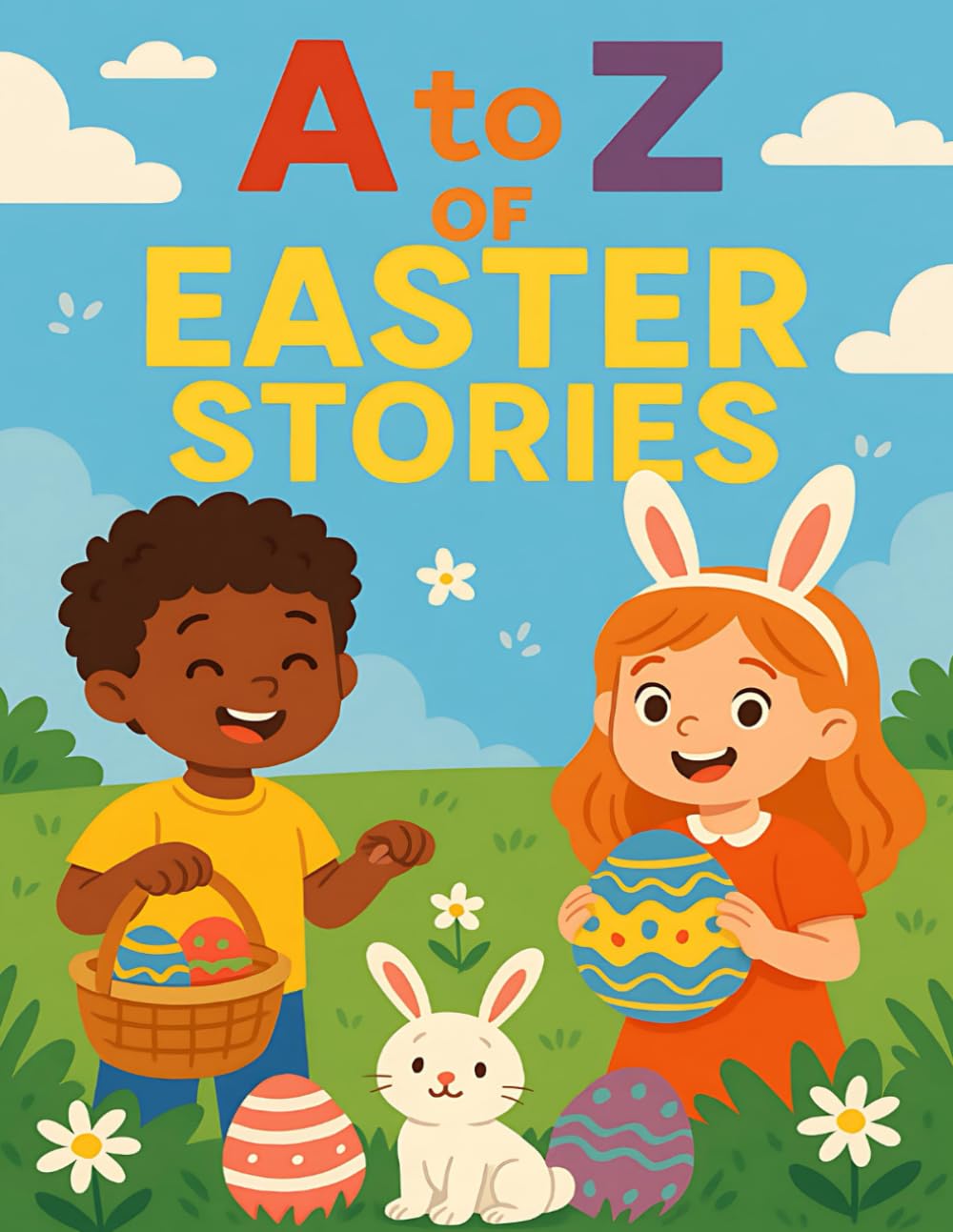 A to Z of Easter Stories: Mini Rhymes & Micro Tales for Springtime Learning, Coloring, and Read Aloud Fun for Kids Ages 3–7 (Festive ABC for Young Learners)