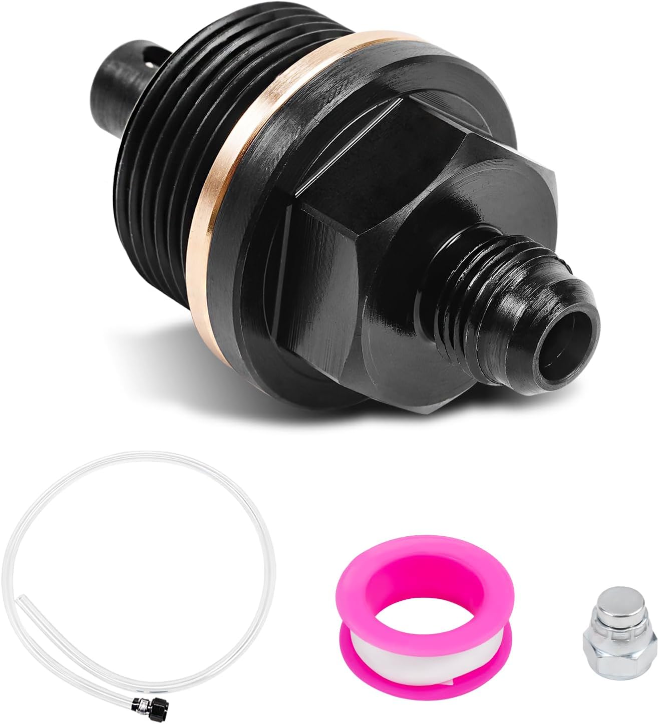 6492-10 Oil Priming Adapter Compatible with Detroit Diesel DD13 DD15 Engines Pre-Lubrication, W/Sealing Tape, Pneumatic Tubes & Dust Cover