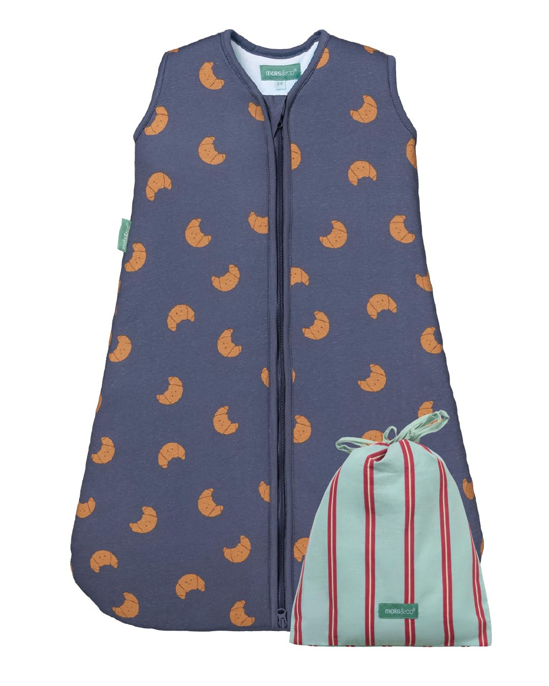 molis&co - Baby Schlafsack 2.5 TOG - Ganzjahres Schlafsack - Babyschlafsack Neugeborene