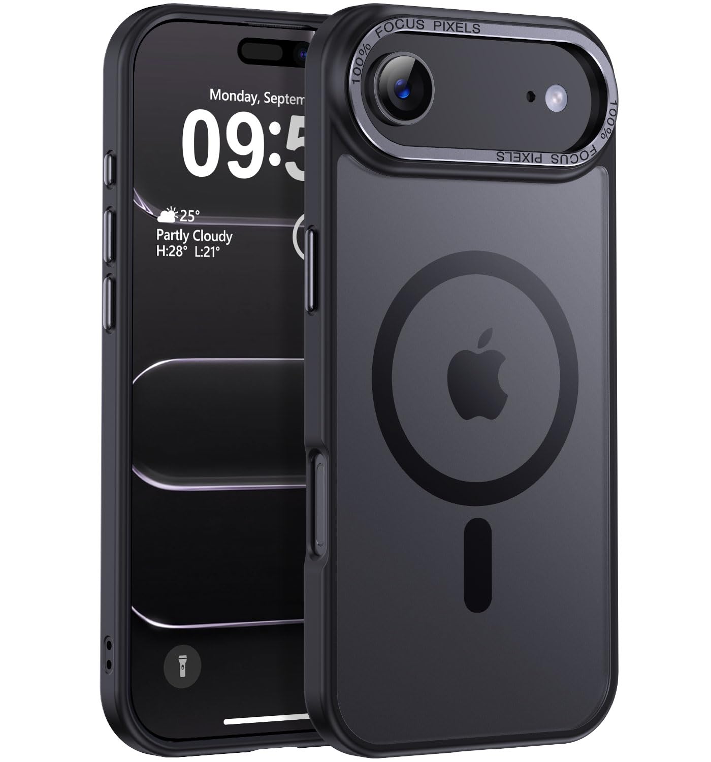 Newfuture Strong Magnetic Compatible with iPhone 17 Pro Case [13 FT Military Drop Protection] [Compatible with Magsafe] Slim Translucent Matte Shockproof with Anti-Fingerprint Phone Case, Tender Pink — view 163
