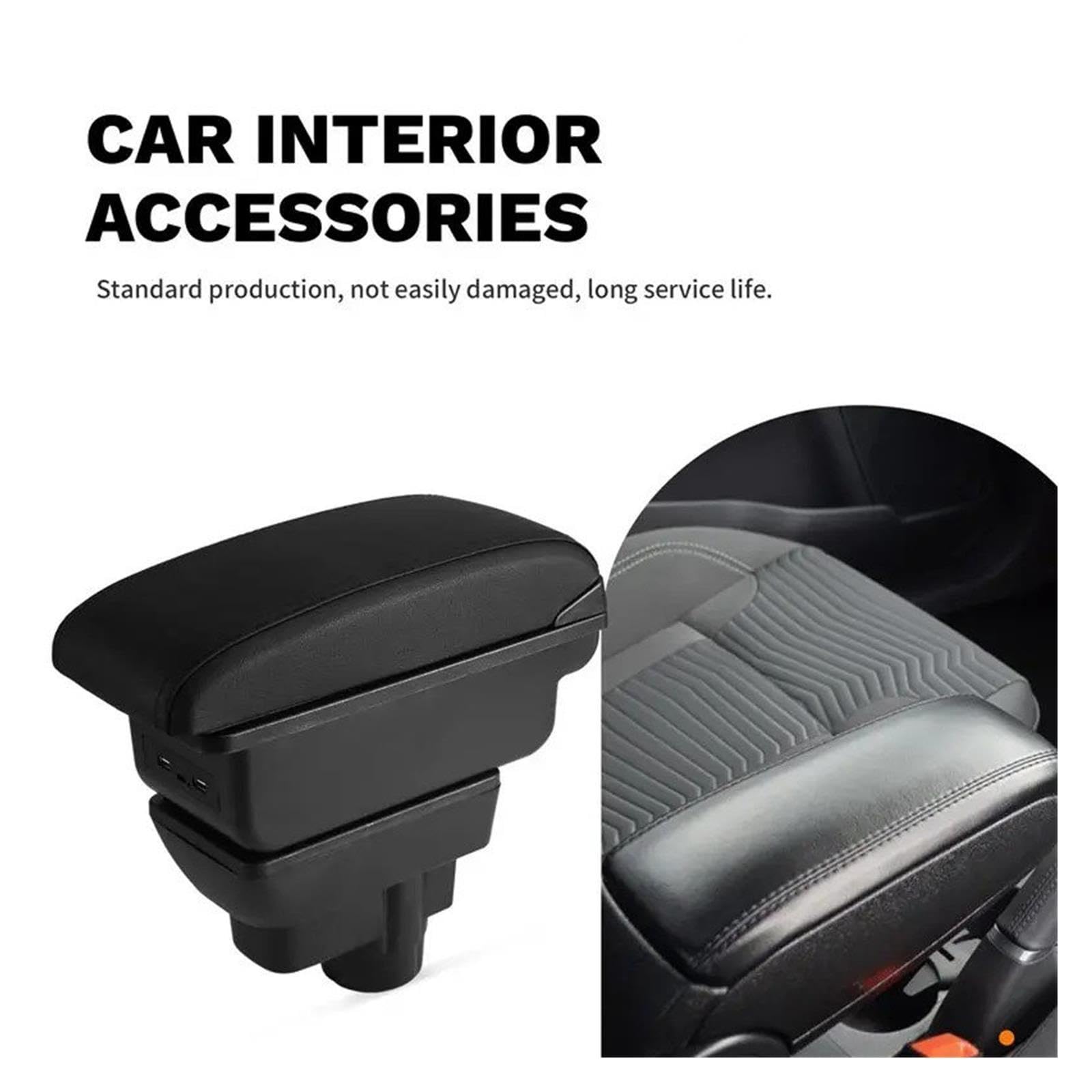 Para Opel Para Corsa D Compartimento Central Coche Reposabrazos Caja
