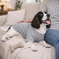 Vista 8 de Lovelonglong Ropa de Bulldog Ropa para Perro Camiseta en Blanco Camisetas para Bulldog Francés Bulldog Inglés American Pit Bull Pugs 100% Algodón