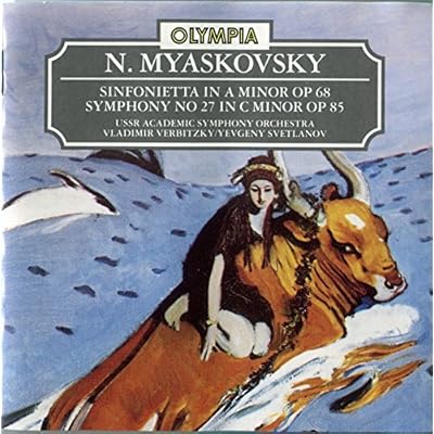 MYASKOVSKY;SYMPHONY NO. 27 & SIFONIETTA IN A MINOR OP 68/ SVETLANOV, VERBITZKY